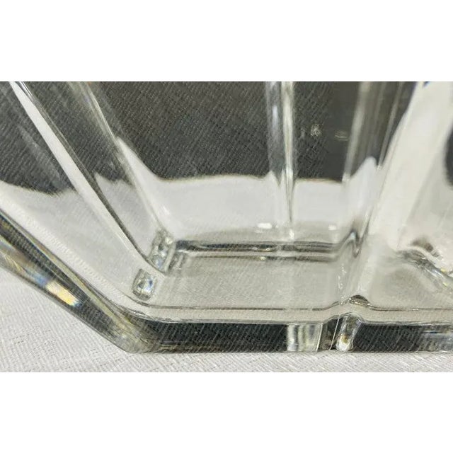 Glass Rosenthal Germany Crystal Center Piece or Bowl For Sale - Image 7 of 10