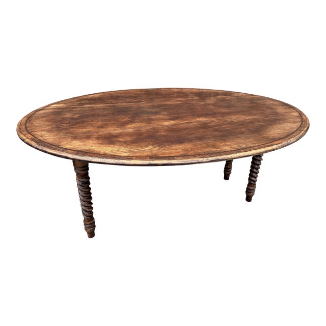 Oval English Dining Table For Sale