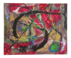 Rolph Scarlett Abstract Composition Painting