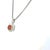 Contemporary 1990s David Yurman Carnelian Diamonds Chain Necklace 16" 7 Mm Silver Estate For Sale - Image 3 of 7