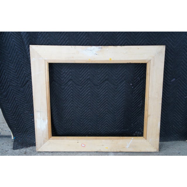 Gold Baroque Rococo Gold Gilt Picture Oil Painting Mirror Frame Fits 24 X 30 For Sale - Image 8 of 11