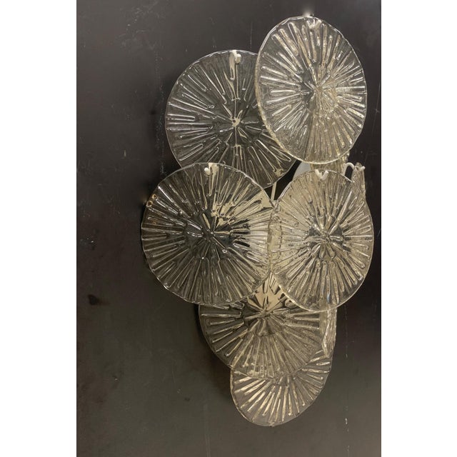 1970s Wall Lamps from Mazzega, 1970, Set of 2 For Sale - Image 5 of 6