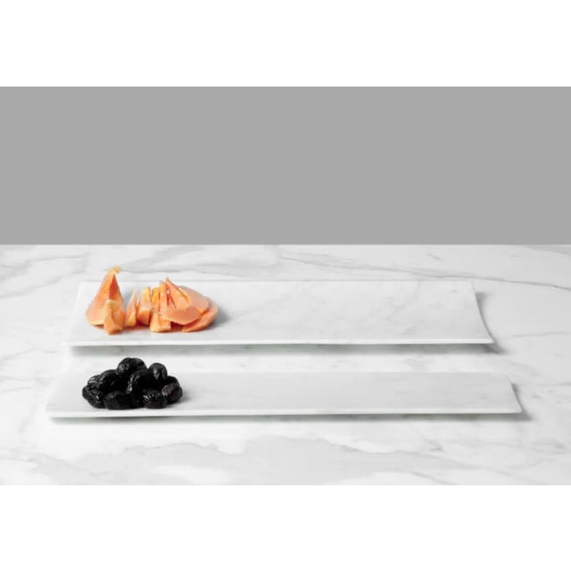 MMairo Handcrafted Tray in Natural Italian Marble For Sale - Image 4 of 5