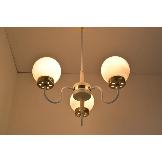 Mid-Century Chandelier, 1960s For Sale - Image 4 of 13