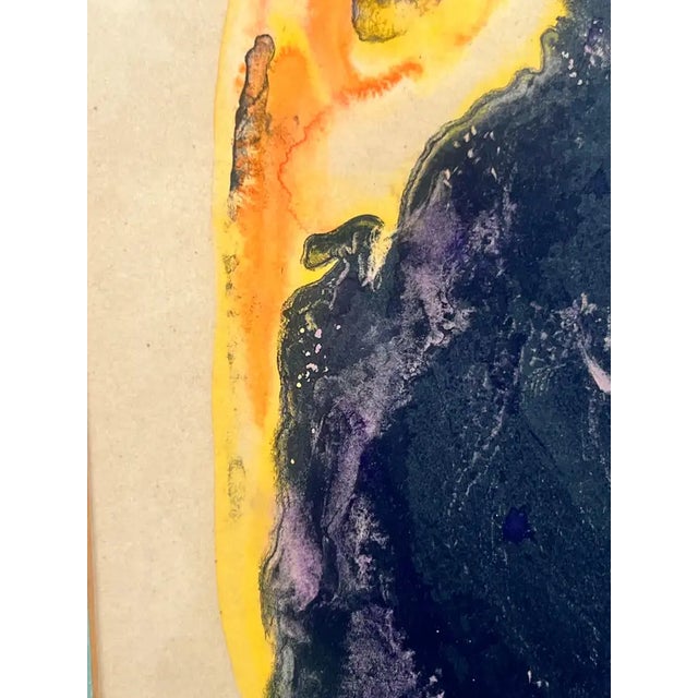 Sandu Liberman " Mother and Daughter" Lithograph Signed & Framed - Artist Proof 1960's For Sale - Image 11 of 14