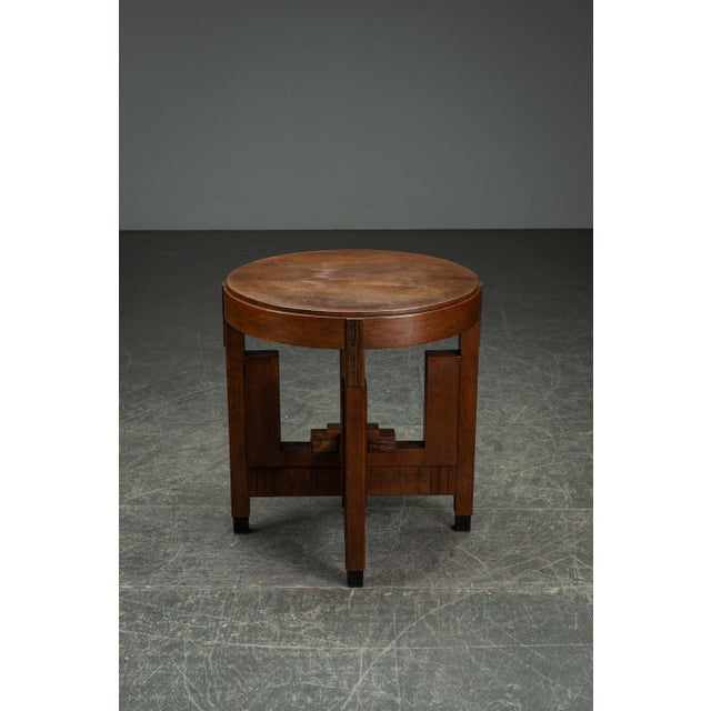 Amsterdam School Side Table, 1920s For Sale - Image 3 of 12