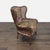 This Ethan Allen lounge chair features a cozy floral upholstery and elegant cane sides. The wood frame is sturdy with a...