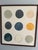 2010s Abstract Modern Abstract 9-Circle Framed Prints - Mitchell Gold + Bob Williams Pair For Sale - Image 5 of 5