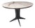 Italian Round Table in Lacquered Wood and Marble For Sale