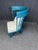 1960s Contemporary Cerulean & White High Back Indoor/Outdoor Chair For Sale In New York - Image 6 of 8