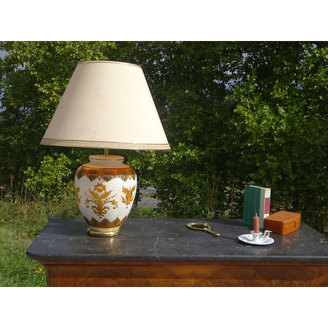 Textile Large Table Lamp by Louis Drimmer, 1970s For Sale - Image 7 of 18