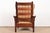 Charles Stickley Antique Mission Oak Arts & Crafts Reclining Morris Lounge Chair, Circa 1910 For Sale - Image 12 of 13
