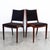 Brown 1960s Mid Century Danish Modern Dining Chairs Johannes Andersen Set 5 Rosewood Brown For Sale - Image 8 of 10