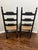 With timeless proportions and beautifully worn surfaces, this pair of vintage ladder-back chairs brings authentic Early...