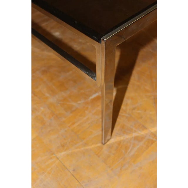 1970s Coffee Table in Chrome and Smoked Glass, 1970s For Sale - Image 5 of 10