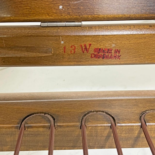 Brown C. 1960s Danish Reclining Lounge Chair and Ottoman For Sale - Image 8 of 12