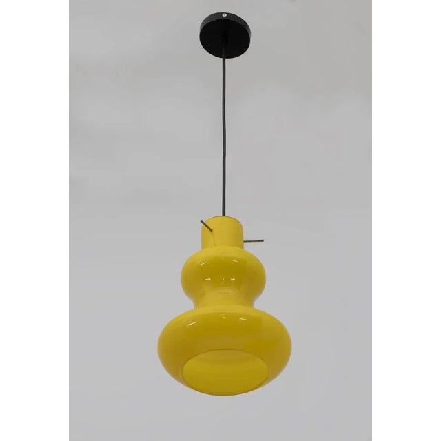 Mid-Century Modern Mid-Century Modern Murano Glass Pendants by Massimo Vigelli for Vistosi, 1960s, Set of 2 For Sale - Image 3 of 7