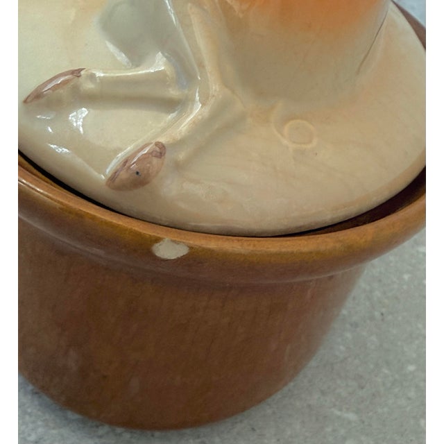 Portuguese Pottery Majolica Pig Pâté Tureen, Casserole in the Style of Secla- Circa 1950 For Sale - Image 10 of 12