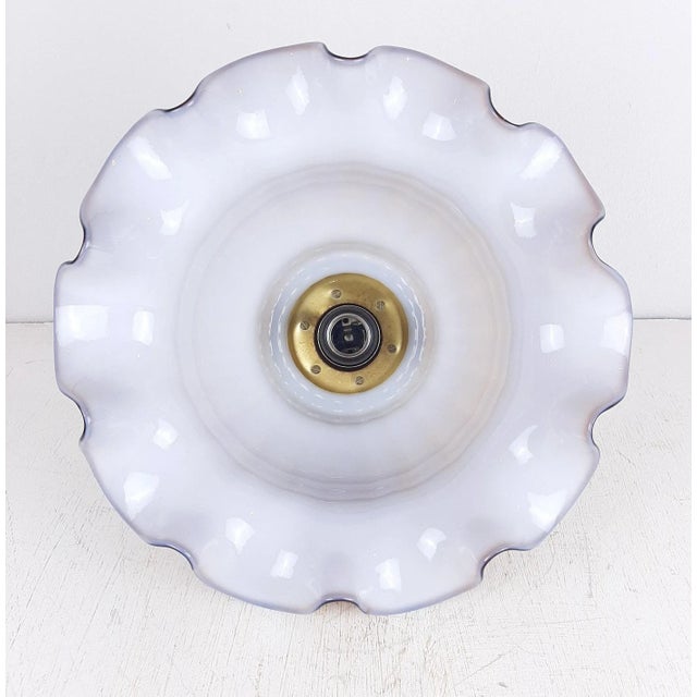 Brown Glass Pendant Lamp, 1970s For Sale - Image 6 of 11