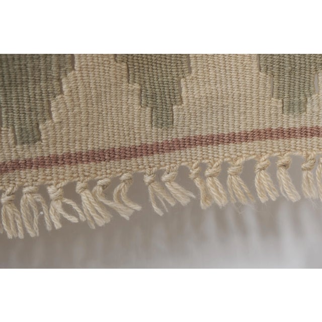 Textile Vintage Pastel Floor Kilim Rug 4'6" X 7'7" For Sale - Image 7 of 13