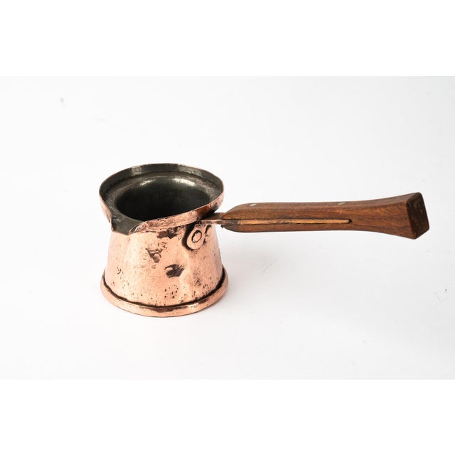 Art Deco Coffee Can in Copper with Wodden Handle, 1920s For Sale - Image 3 of 10