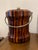 Mid 20th Century Vintage MCM Tiger Eye / Tortoise Lidded Ice Bucket For Sale - Image 5 of 8