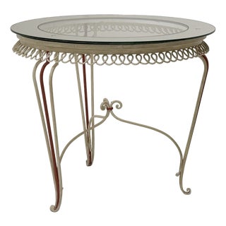 Vintage Iron Coffee Table, 1950s For Sale