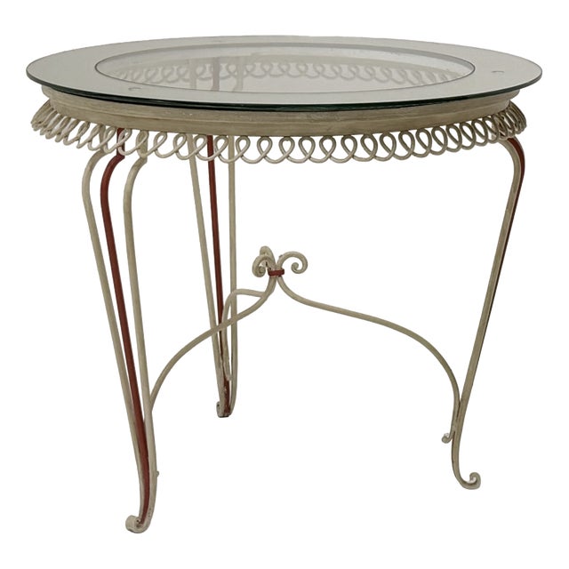 Vintage Iron Coffee Table, 1950s For Sale