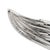 Silver John Hardy Bamboo 925 Silver 1.40ctw Black Sapphires Flex Cuff Bangle Bracelet For Sale - Image 8 of 9