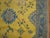 Folk Art Antique Zabihi Collection Yellow Teal Turkish Oushak - 6'1" x 9'9" For Sale - Image 3 of 8