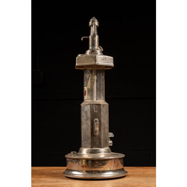 American Vintage Van-Lite Coin-Op Lighter Fluid Dispenser For Sale - Image 3 of 9