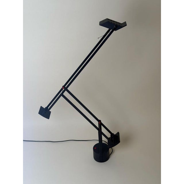 Black Tizio Adjustable Desk Lamp by Richard Sapper for Artemide, Italy, 1970s For Sale - Image 8 of 14
