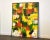 Textile Abstract Oil on Canvas Painting 43" X 55" Signed Mohus For Sale - Image 7 of 7