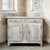 18th Century Directoire Period Country French Whitewashed Buffet is a splendid example of the tailored architecture made...