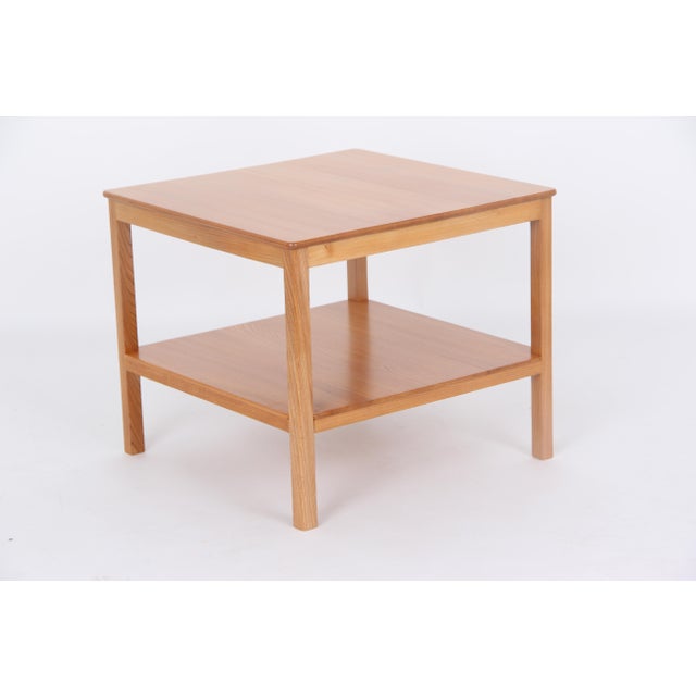 Smoking Table Model 4486 in Elm Wood by Kaare Klint for Rud. Rasmussen, 1930s For Sale - Image 8 of 9