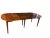 Vintage John Widdicomb Mid-Century Modern Petite Drop-Leaf Dining Table, Seats 10, Four Leaves With Original Storage Box For Sale In New York - Image 6 of 12