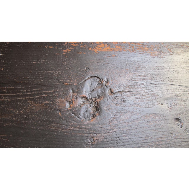 3 Door Black Farmer's Sideboard For Sale - Image 11 of 14