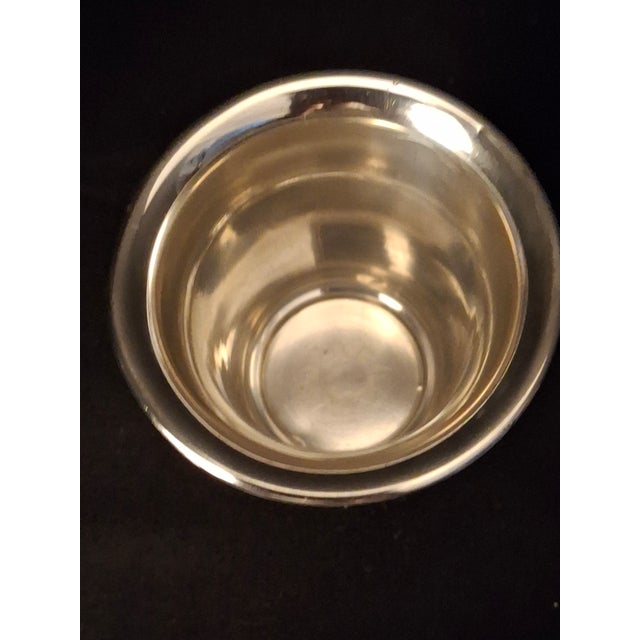 Vintage Sterling Silver Kiddush Beaker Cup Star of David Monogrammed For Sale - Image 15 of 18