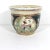 Small vintage Chinese hand painted fish bowl style planter in the style of Satsuma with Geisha and gold details. The tiny...