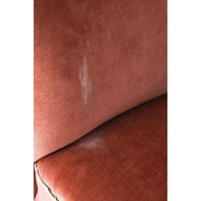 Red 1940s Danish Mid Century Modern Sofa and Chair - 2 Piece Set For Sale - Image 8 of 14