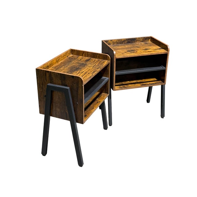 Modern Pair of Modern West Elm Night Stands For Sale - Image 3 of 8