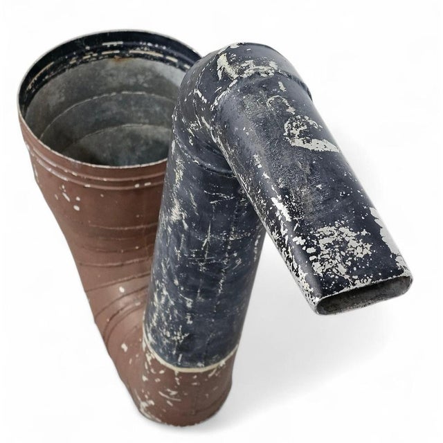 Large Zinc Pipe, 1973 For Sale - Image 10 of 18