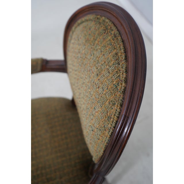 Pair of Century Louis XVI Arm Chairs For Sale - Image 13 of 18