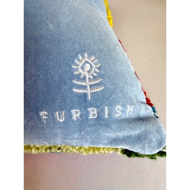 Furbish Studio “Lit Af” Hand-Hooked Decorative Pillow For Sale - Image 4 of 7