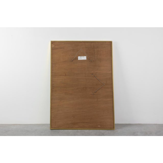 20th Century Hollywood Regency Metal Mirror by Deknudt, Belgium, 1980s For Sale - Image 9 of 11