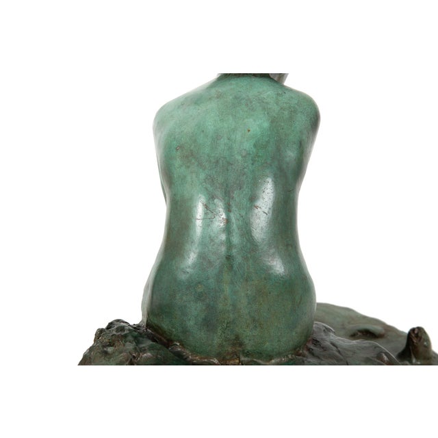 American Bronze Sculpture Fountain “Undine” (1914) by Edward Berge For Sale - Image 15 of 18