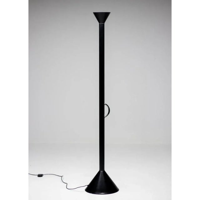 Early Limited Edition Black Callimaco Lamp by Ettore Sottsass, 1982 For Sale - Image 6 of 11