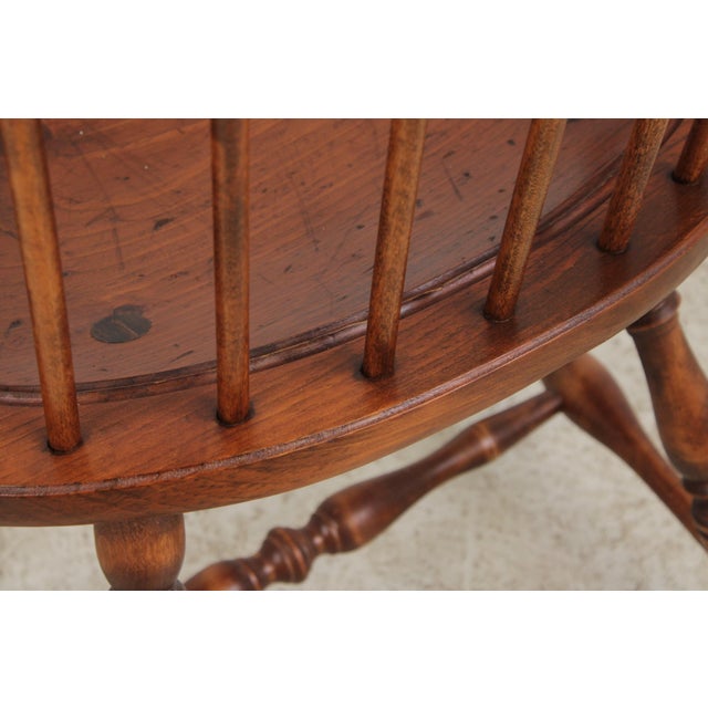 Dr Dimes High Fan Back Windsor Armchair For Sale - Image 13 of 18