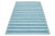 This flatweave rug features a chic contemporary Swedish design with a green field color. It has a striped pattern...