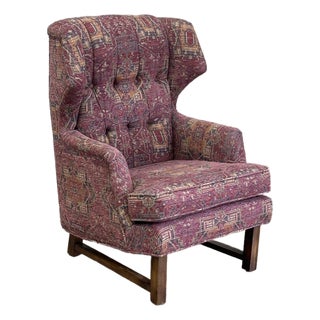 1950s Edward Wormley for Dunbar Attributed Janus Wingback Chair For Sale